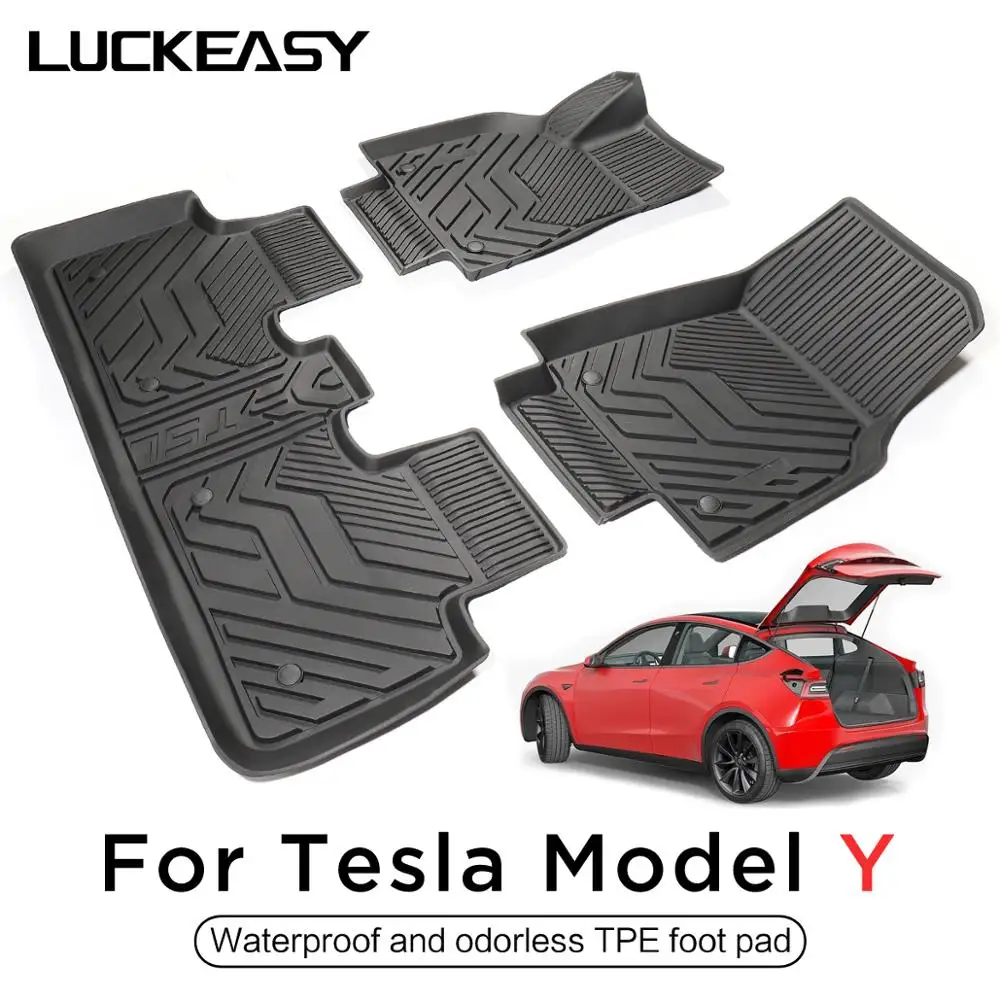 LUCKEASY модификация интерьера для Tesla ModelY 2020 полосатый всепогодный