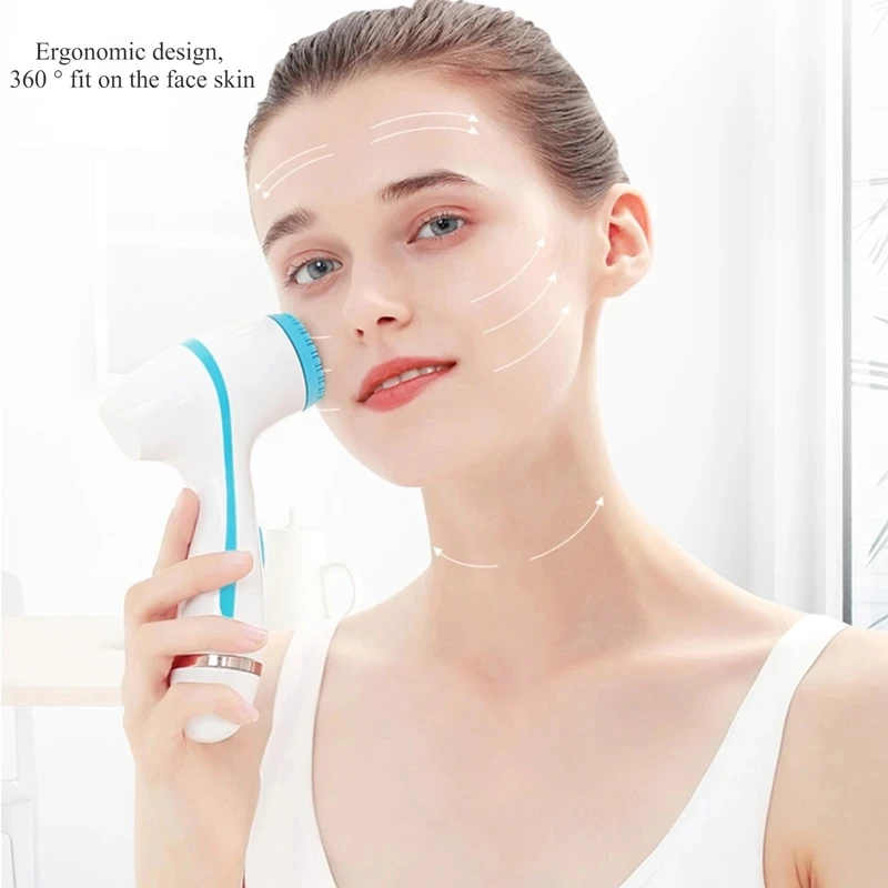 Cepillo de limpieza Facial giratorio Sonic Nu, sistema de Spa Facial  galvánico, puede limpiar y eliminar puntos negros profundamente, nuevo -  AliExpress