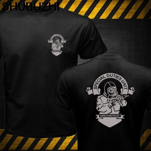 

New Arrival Hong Kong Special Force Police SWAT Flying Tiger SDU Special Duties Unit T-shirt Fashion Casual Tee