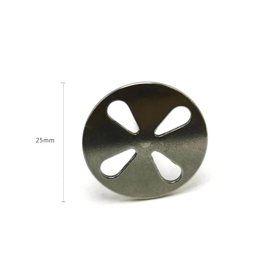 HYTOOS Stainless Steel Disc For 25mm Sanding Paper 3/32" Metal Disk Nail Drill Bits Drill Nails Accessories