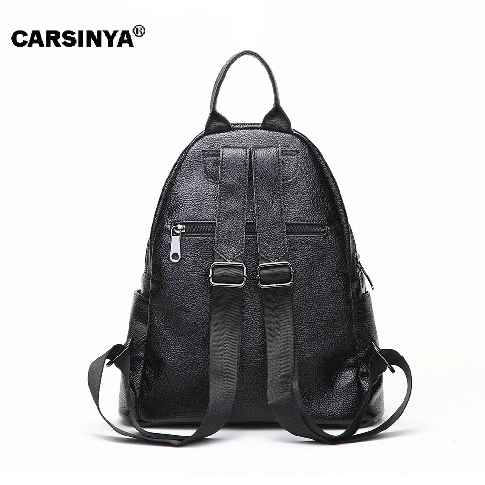 

Backpack Women's 2019 New Style Korean-style Five-pointed Star Leather Backpack Large Capacity Waterproof Bag Soft Leather Casua