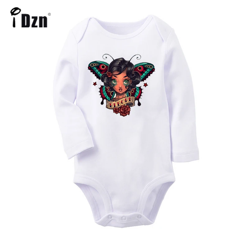 

Princess Aurora Briar Rose Sleeping Beauty Butterfly Reborn Girl Design Newborn Baby Bodysuit Toddler Onsies Jumpsuit Clothes