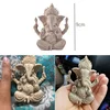 Ganesha de elefante de piedra arenisca Vintage, escultura de la india para decoraciones de arte para el hogar y la oficina ► Foto 3/6