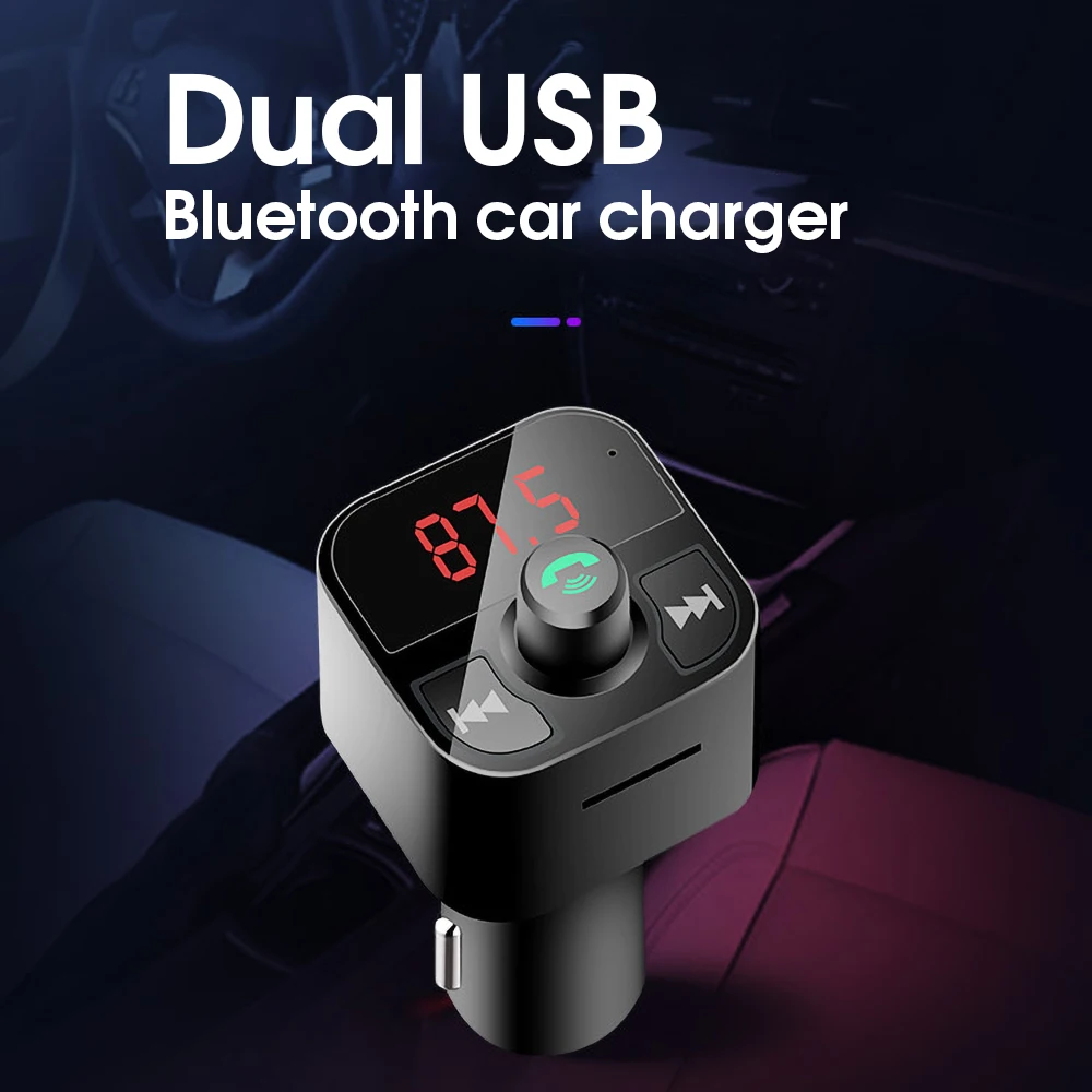 3.1A Быстрая зарядка fm-передатчик Aux модулятор Bluetooth Handsfree автомобильный комплект автомобильный аудио mp3-плеер двойной зарядное устройство usb