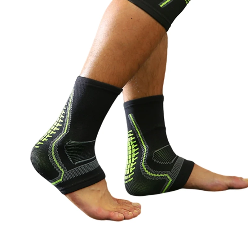 

2Pcs Ankle Brace Protector Compression Ankle Support Nylon Elastic Anti Sprain Basketball Soccer Foot Enkel Guard Sport Goods