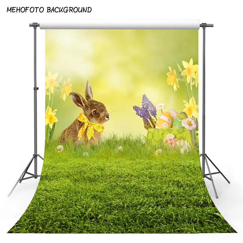 Фотофоны пасхальное яйцо милый кролик деревянные стены вечерние боке украшения Дети портреты фотостудия реквизит