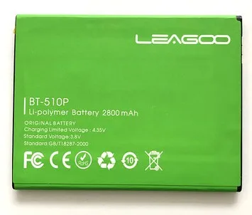 

GND 2800mAh BT-510P Replacement Battery For leagoo lead5 lead 5 smartphone Li-ion bateria Li-Polymer Batterie