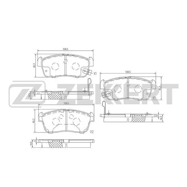 Колодки торм. диск. перед Mitsubishi i 06- Nissan Pixo (UA0) 09 | Автомобили и мотоциклы