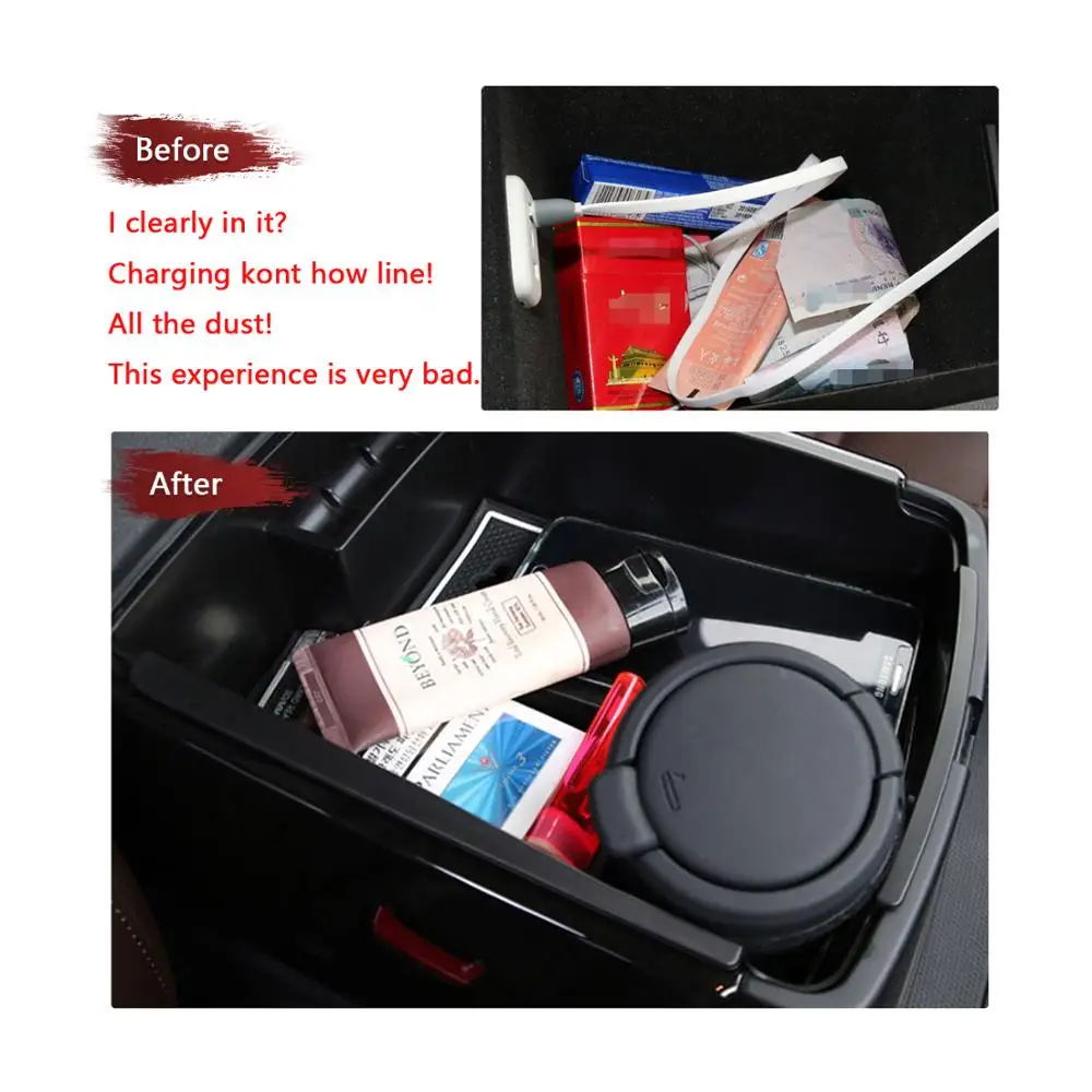 LFOTPP Car Central Control Armrest Box For Kia Sorento,Auto Interior Coin Storage Stowing Tidying Accessories