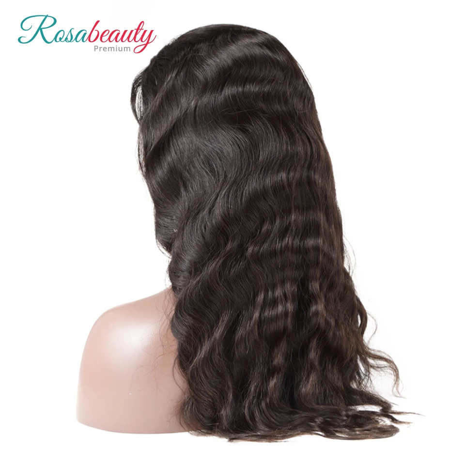 [Rosabeauty] OneCut волосы объемная волна 8-28 дюймов 13x6 человеческие волосы remy кружево спереди парик с высокой плотностью 250% полный толстый конец
