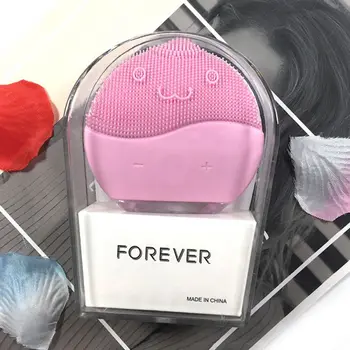 

2019 Water Drop Electric Vibration Waterproof Facial Cleanser Adjustable Speed Control Massage Brush Tool FM//