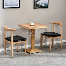 Китайский ясень твердый обеденный стул из дерева Западный Стул кофейное кресло молочный чай рожок стул бабочка стул для обсуждения