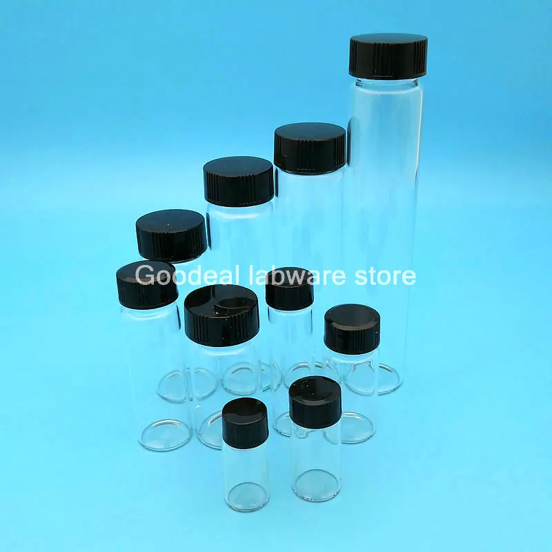 Lab 2ml To 60ml Clear Glass Sample Vial Laboratory Reagent Medicine Bottle for Chemical Experiment images - 6