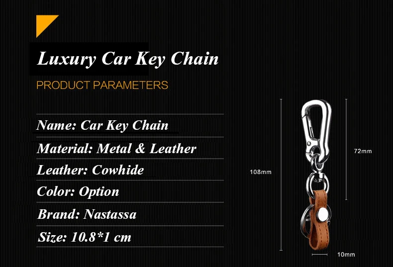 Автомобильный держатель ключа кошелечного типа из натуральной кожи, бизнес-подарки, умный брелок с металлическими клавишами, кошелек, высококачественный кошелек