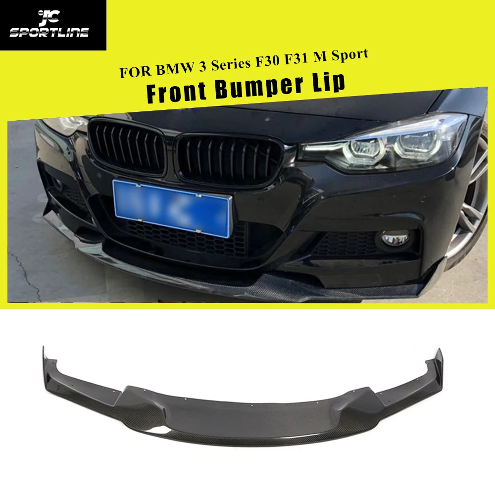 Передний бампер из углеродного волокна спойлер разветвители для BMW F30 F31 M 320i 328i 335i