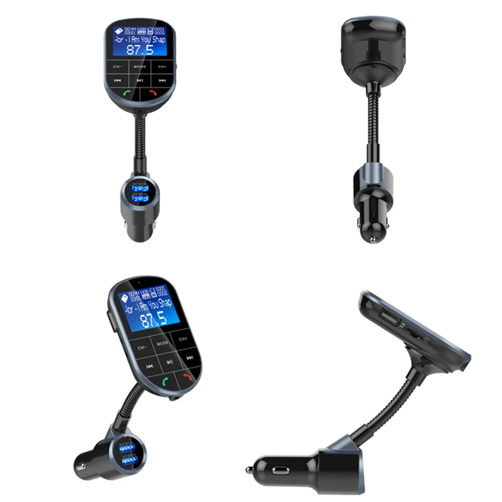 Автомобильные плееры Аудио ЖК-дисплеи BC37 Bluetooth модулятор двойной Hands-free радио Адаптеры USB зарядное устройство FM передатчик
