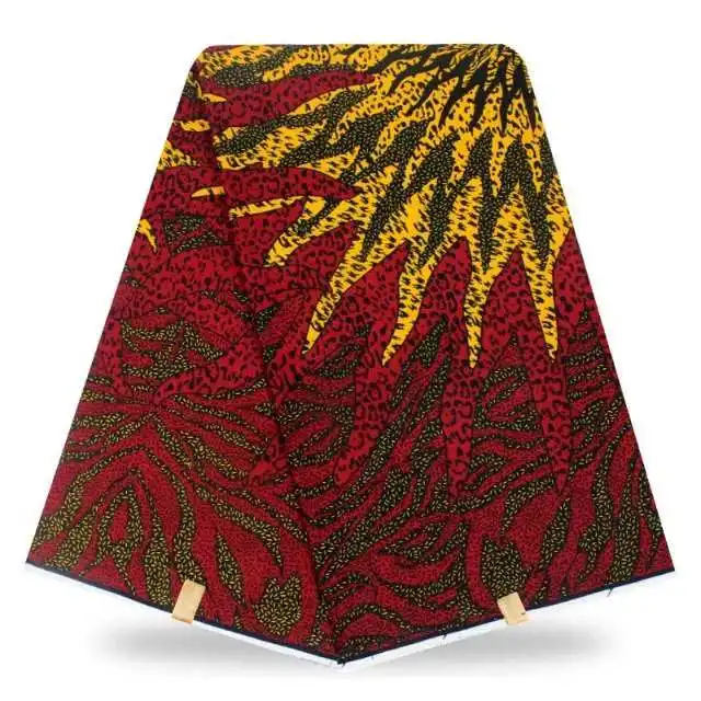 as picture Kitenge последняя хлопок Анкара африканская вощеная ткань стиль настоящий голландский воск 6 ярдов/лот - Цвет: as picture