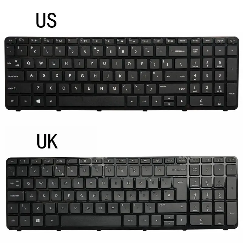 Новая клавиатура для ноутбука HP pavilion 15 N T E r253cl r263dx R030WM R063nr