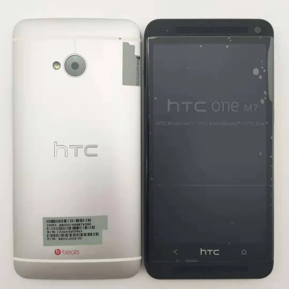 HTC One M7 Refurbished-Original  Unlocked  ONE M7 2GB RAM 32GB ROM Smartphone 4.7inch Screen Android 5.0 Quad Core phone iphone 7 refurbished