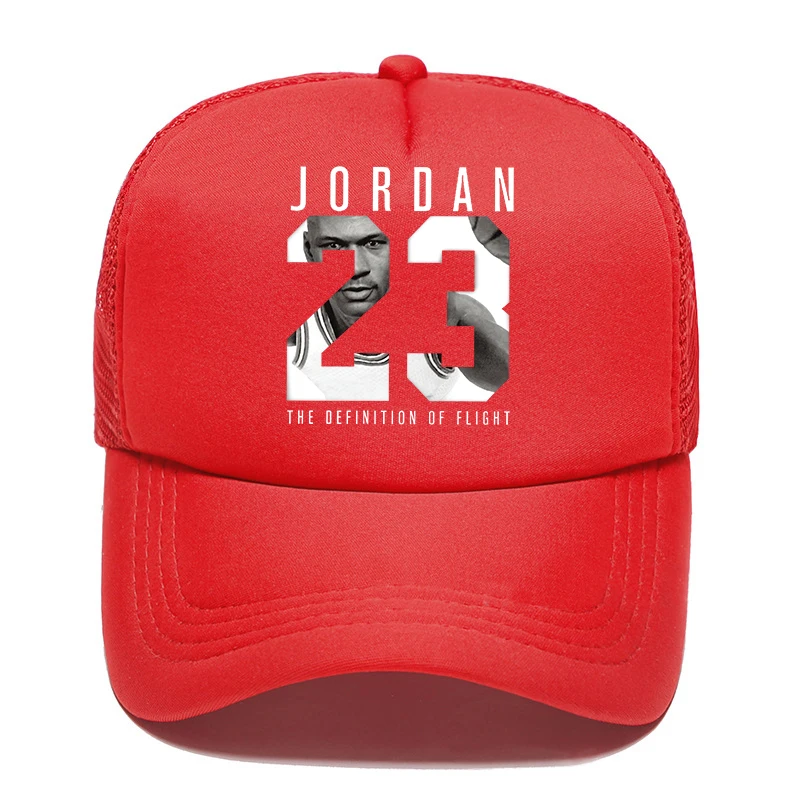 Бейсболка Jordan 23 с принтом для мужчин и женщин крутая летняя кепка сеткой