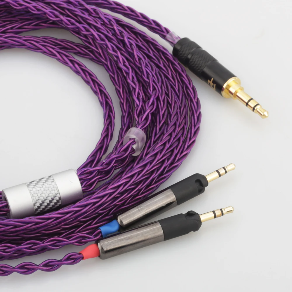 Новый Audiocrast HIFI 3 5 мм стерео 8 ядер 7N OCC посеребренный R70X наушники обновленный