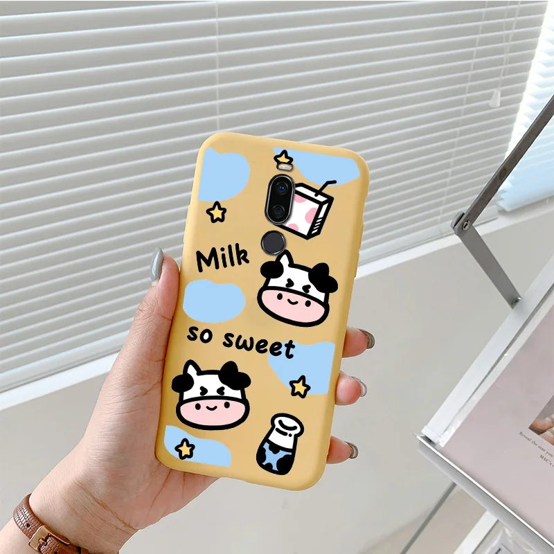 Cute Animal Pattern Phone Cover For Meizu X8 Case Cartoon Soft Silicone Painted Shell Shockproof Protection Bags 