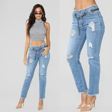 Новинка, эластичные джинсы с цепочкой, европейский, американский, Интернет, знаменитостей, международная торговля, повседневные штаны, женские джинсы