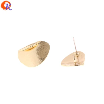 

Cordial Design 50Pcs 15*21MM Jewelry Making/Earring Stud/Irregular Coin Shape/DIY Earring Accessories/Hand Made/Earring Findings