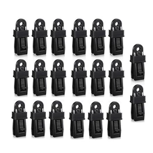 20 шт. брезентовые зажимы многоцелевой зажим с сильным зажимом ловушка зажим походный зажим фиксатор палатка оснастка для Outd