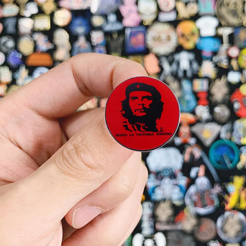 Che Guevara Rick & Morty Émail Broche révolutionnaire Américain Badge CUBA communiste 
