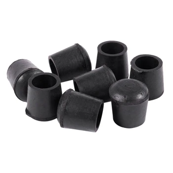 

Furniture Armchair Table 14mm Inside Diameter Cone Shape Rubber Foot Covers 8 parts