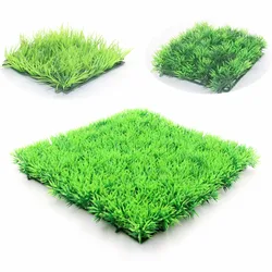 Artificial ABS Plastic Green Grass Plant Lawn Aquatic Aquarium Fish Tank Decor Eco-Friendly Aquarium Ornaments Aquarium Supplies