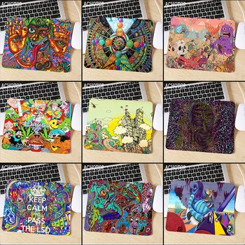 

Psychedelic Art Mouse Pad Small Texture Pattern Custom Game Non-slip Space Marble Game Computer Small Desk Mat Mouse Pad Cute