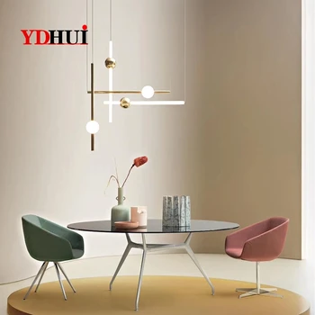 

Modern Simple Lighting Style Nordic Restaurant Bar Art Front Desk Net Cafe Restaurant Shop Net Red Chandelier 22005254 CUOSHE