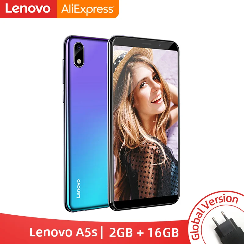 Глобальная версия lenovo A5S A5 S MTK6761 четырехъядерный 5 45 дюймовый смартфон 2 Гб 16 rom Android