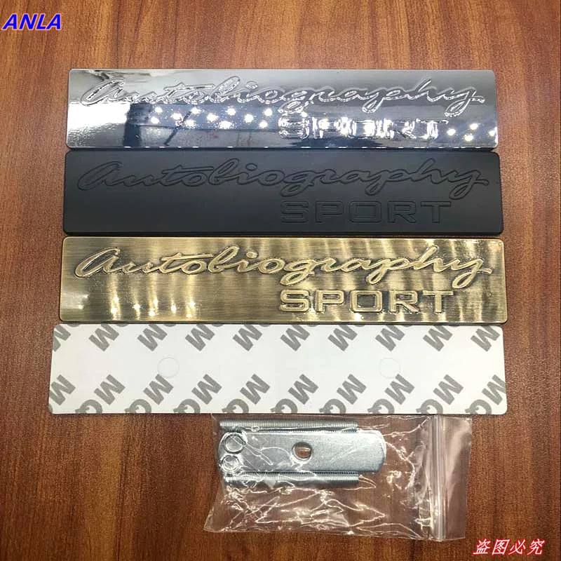 

Glossy Black Red SPORT Letters Autobiography Ultimate Edition Bar SV Emblem Badge Car Styling Trunk Sticker for Land Rang Rover