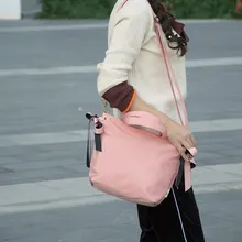 Сумка на плечо мини-художественная японская Корейская сумка на квадратном ремешке в стиле Харадзюку женской Оксфордской ткани с бантом