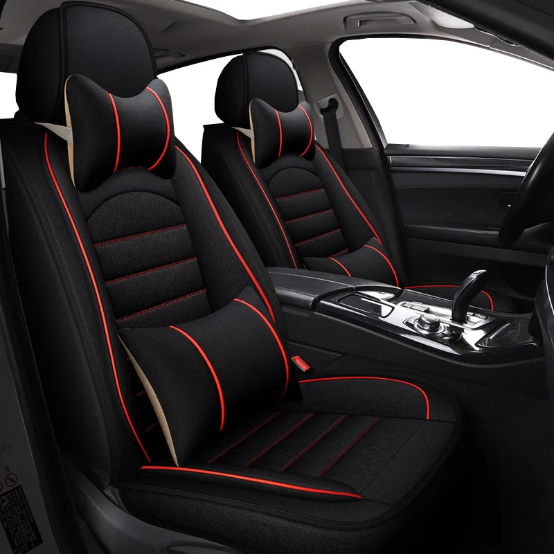 Funda de lino para asiento de coche, cubierta para toyota prius land