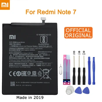 

Xiao Mi Original Phone Battery BN4A 4000mAh for Xiaomi Redmi Note 7 High Quality Replacement Batteries Retail Package Free Tools