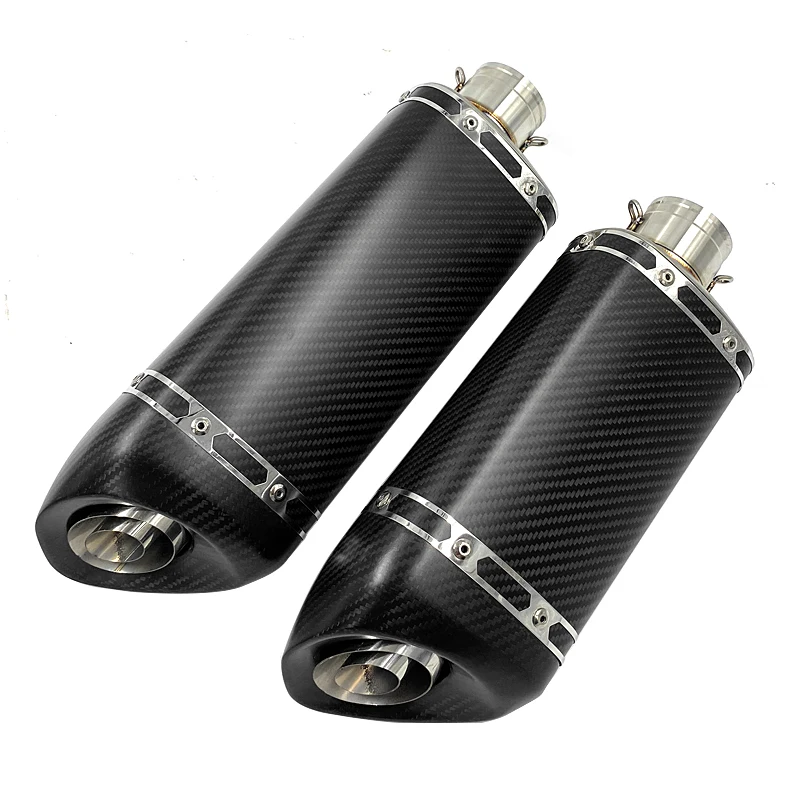 38mm-51mm Modify Exhaust Motorcycle Motocross Exhaust Muffler For KTM DUKE MT-07 MT09 R3 Z900 Z750 CB650R Pit bike escape moto1
