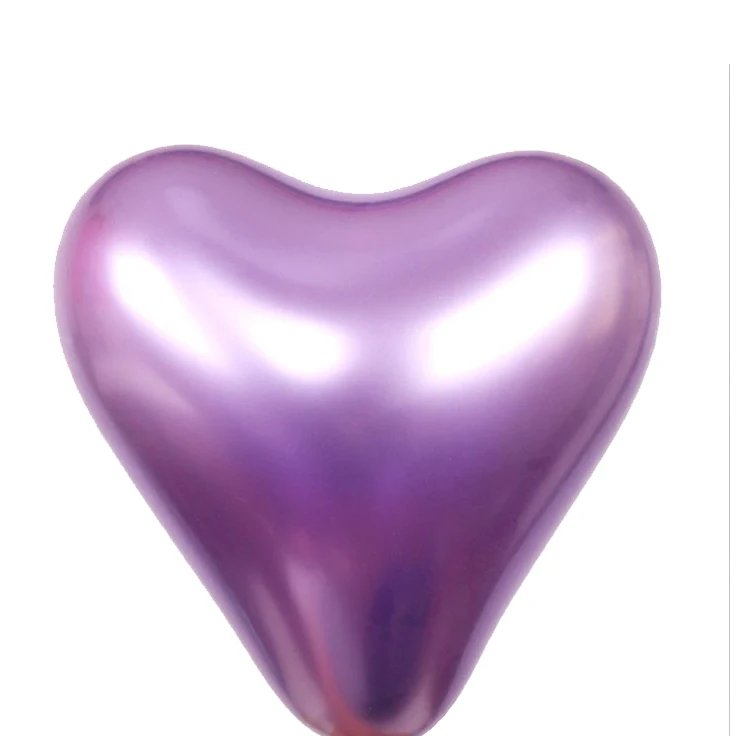 4 100pcs 12inch Glossy Metal Pearl Latex Balloon Thick Chrome Pearly Metallic Inflatable Air Balloon Wedding Birthday Party decor - Цвет: 4