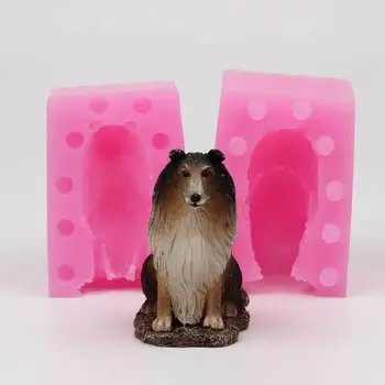 

We006 3D Dog Silicone Mould Cake Decoration Mold Handmade Soap Mold