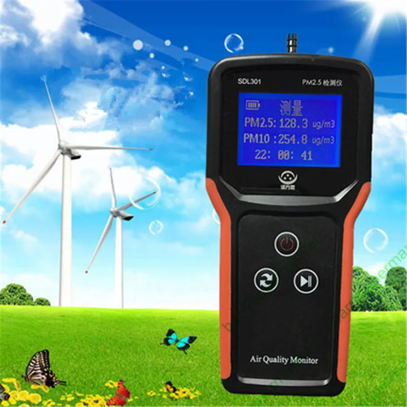 Air Quality Monitor PM2.5 Detector Laser PM 2.5 Detectors SDL301 Gas Analyzer Dust Particle Counter | Инструменты