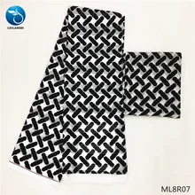 LIULANZHI африканская лента ткани 4 ярдов органза лента шелковая ткань с атласной тканью 2 ярдов Новое поступление ML8R06-ML8R16