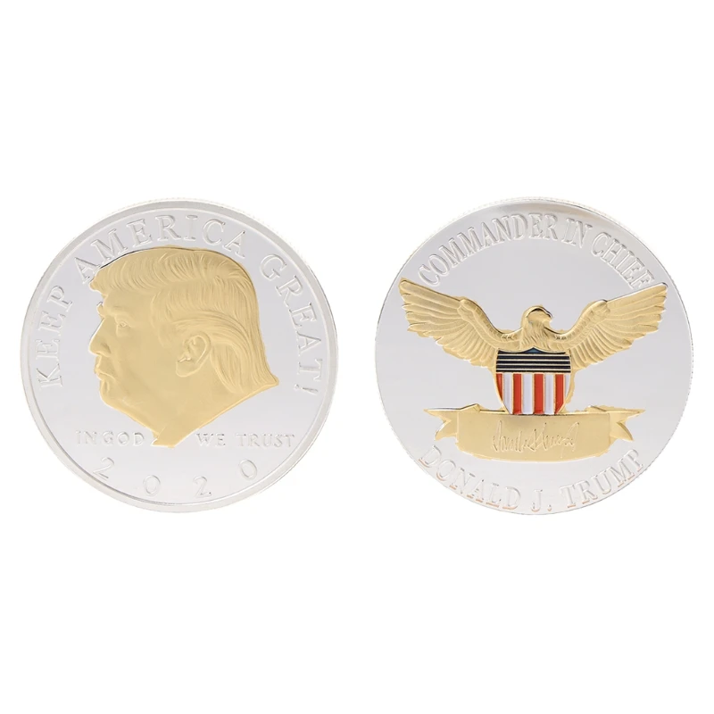 SGD Памятная монета американский Президент Трамп художественные подарки для коллекции сувенир Q9QA - Цвет: SGD