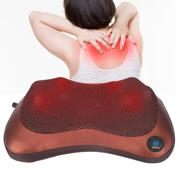 

Massage Electric Massage Pillow Hot Compress Neck Shoulder Cervical Vertebra Massager Health Care( ) Massage Relaxation