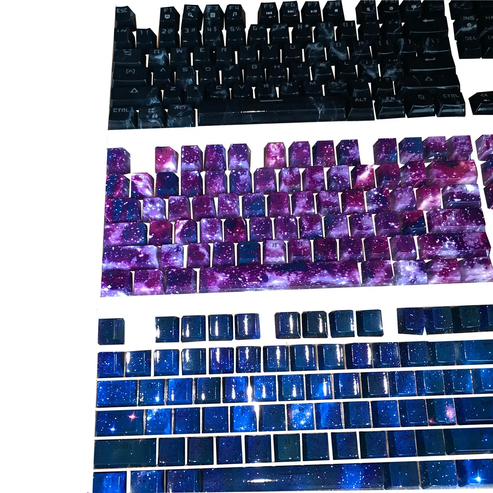 104 double sided ABS granite dolch keycap OEM Two color forming oem keycaps