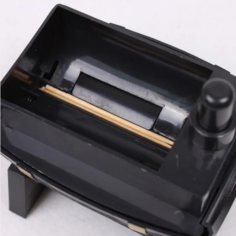 Automatic Wine Barrel Toothpick Holder Hand Pressing Toothpick Container Box Dispenser Holder Household Organizer Desk Decors