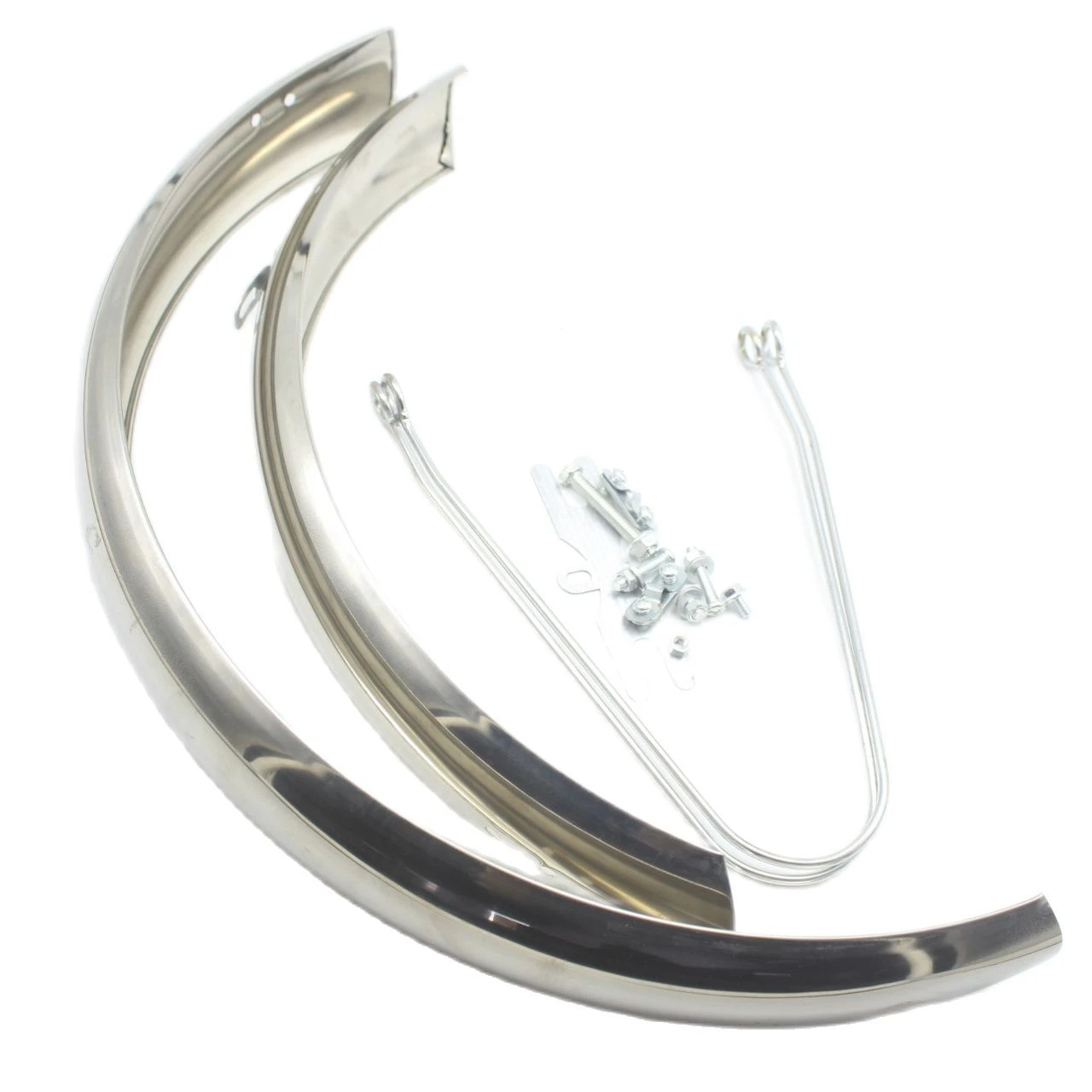 16Inch Racefiets Spatbord Fiets Fender Voor En Achter Spatbord Rvs Bike  Vleugels Voor Vouwfiets|fenders| - AliExpress