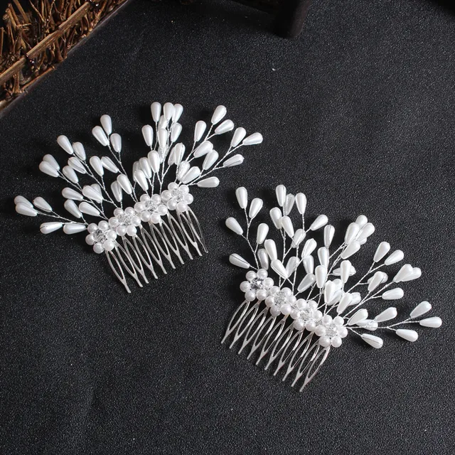 10pcs 5/10 Teeth DIY Metal Hair Comb Claw Hairpins (Silver/Gold/Bronze)  For Wedding Jewelry Making Findings Components Comb 2